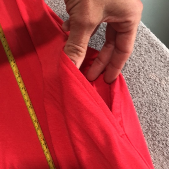 TIME&TRU RED SLEEVELESS JERSEY DRESS WITH POCKETS SIZE JR L - Picture 8 of 8
